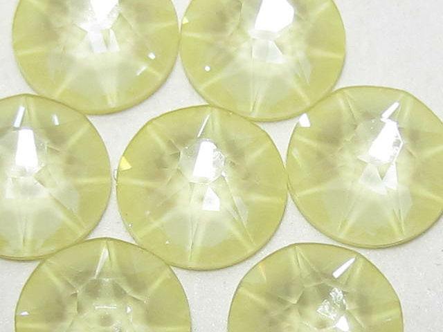 72 pcs. 20ss SOFT YELLOW IGNITE STAR BRIGHT FLATBACK Rhinestones